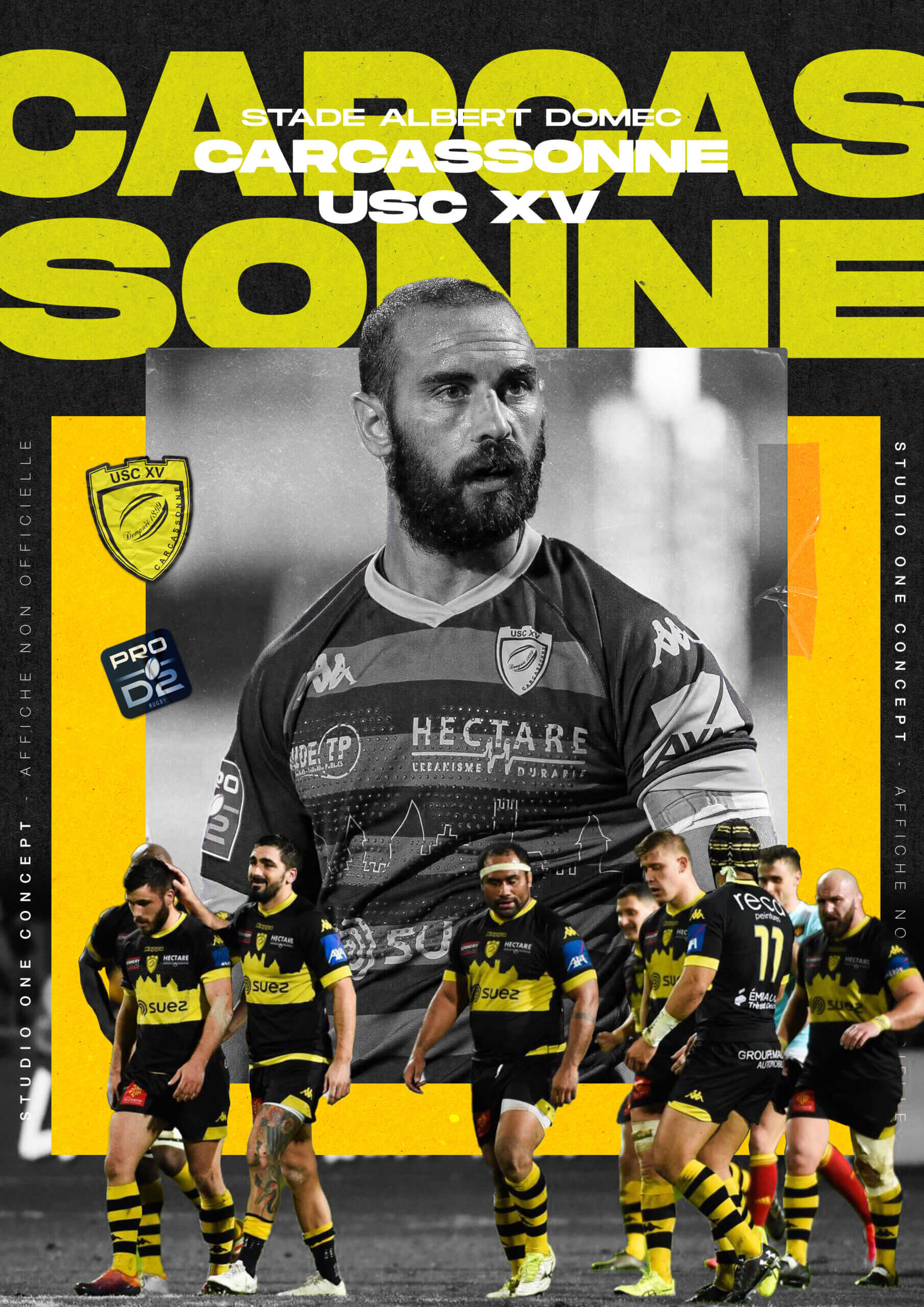 Conception Graphique - Rugby USC carcassonne