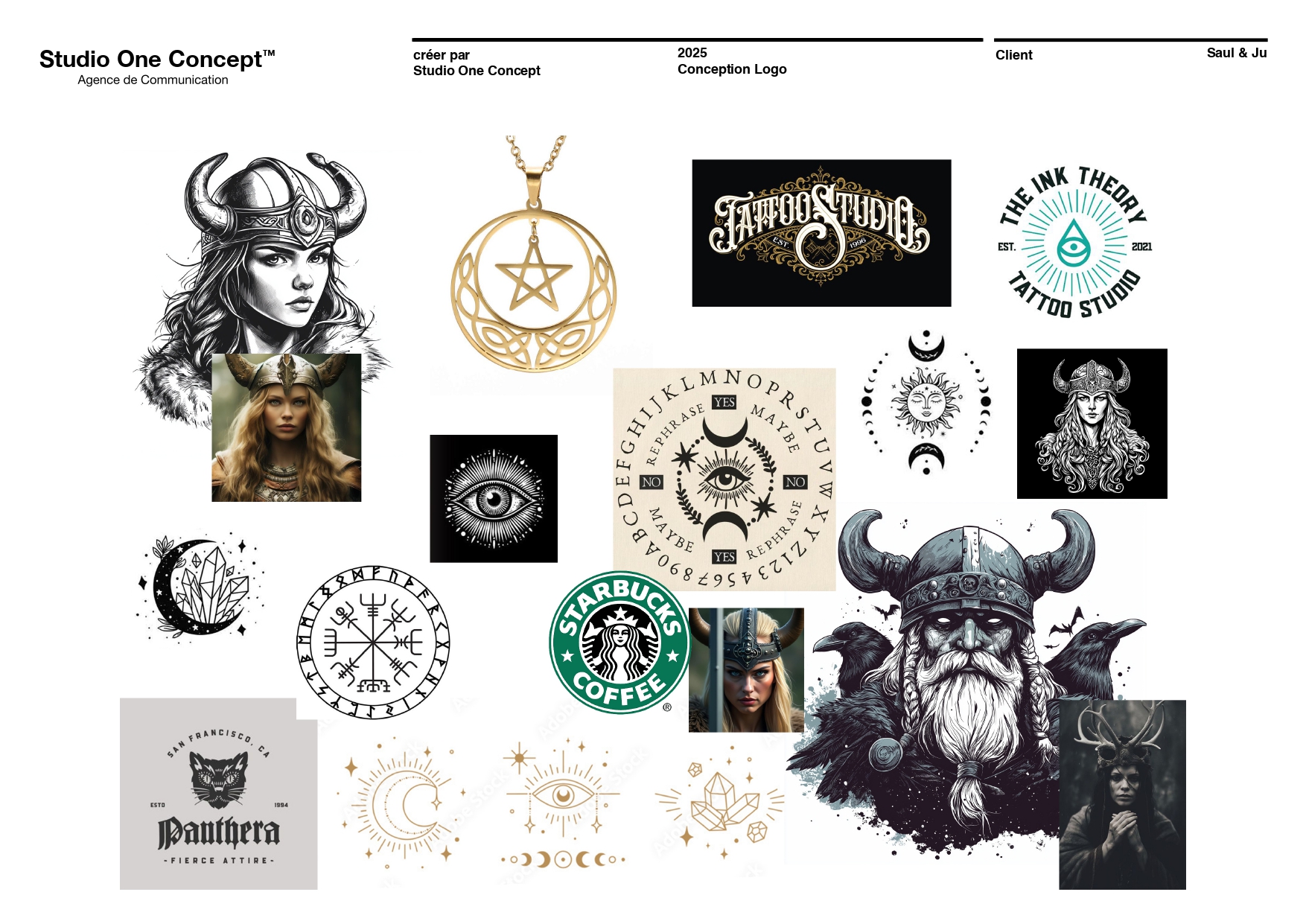 Mood Board pour Saul & Ju